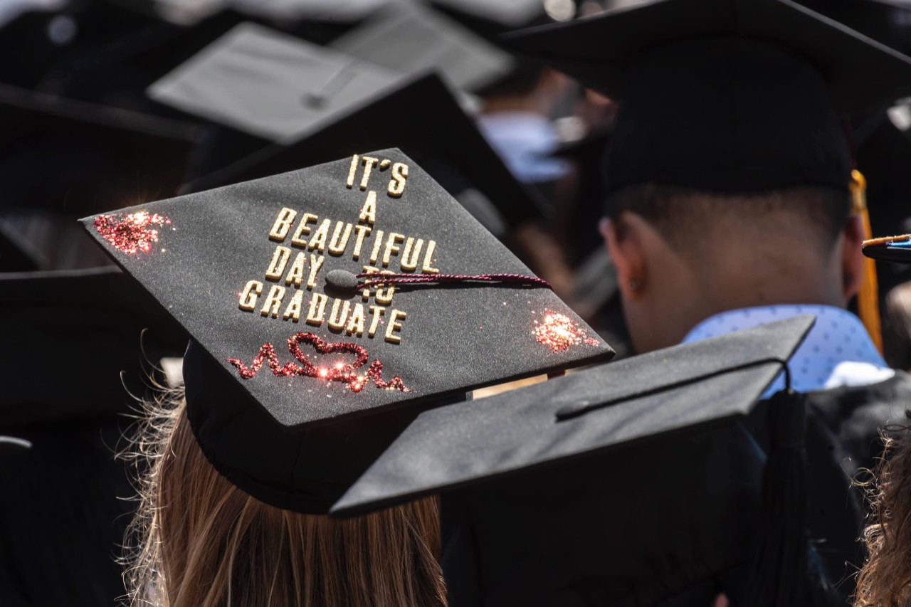 It's a beautiful day to graduate