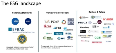 ESG and sustainability reporting standards and frameworks