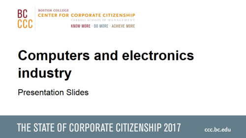 StateofCorporateCitizenship2017_Computersandelectronics_Members