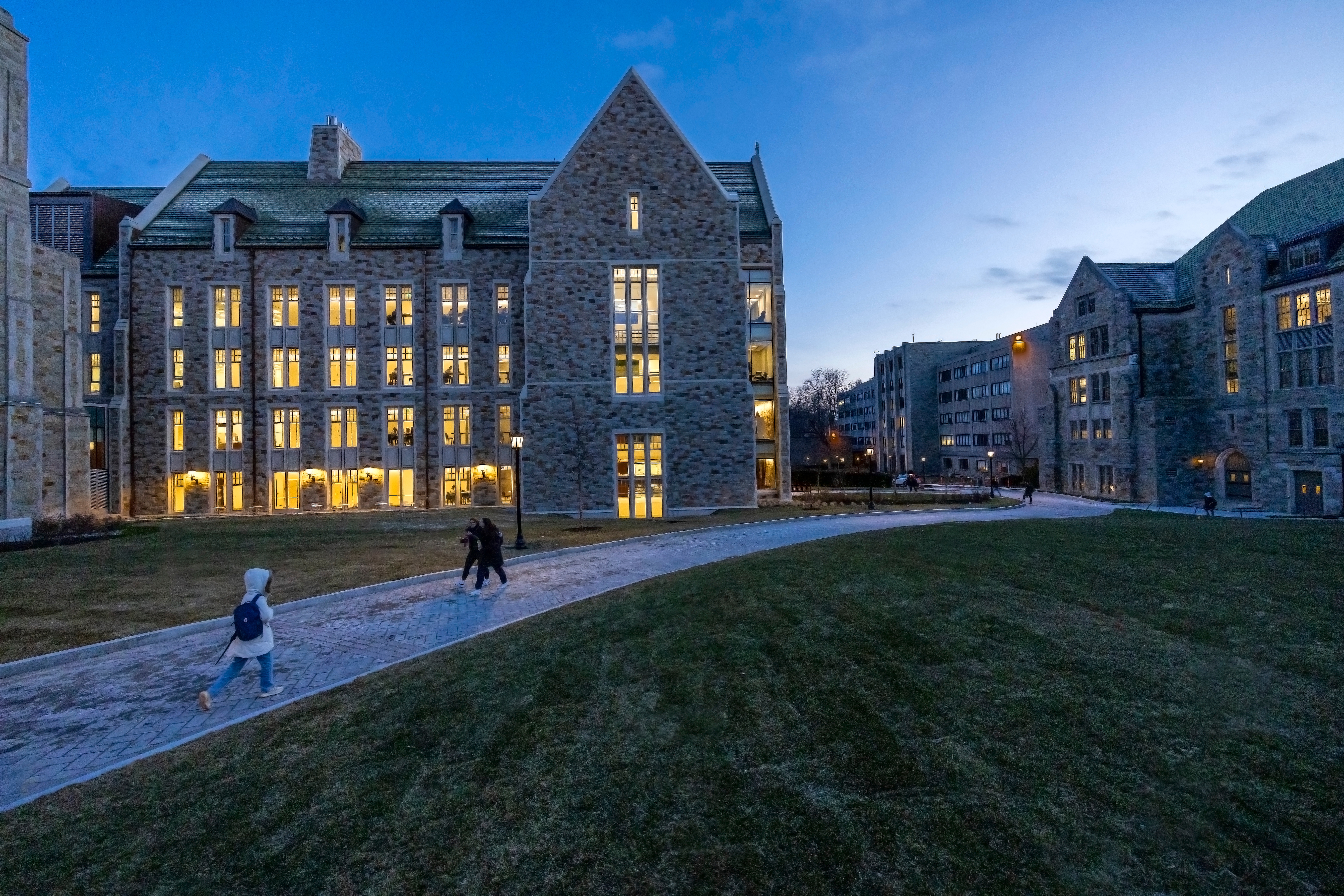 January 24, 2022 -- The new integrated science building at 245 Beacon Street.