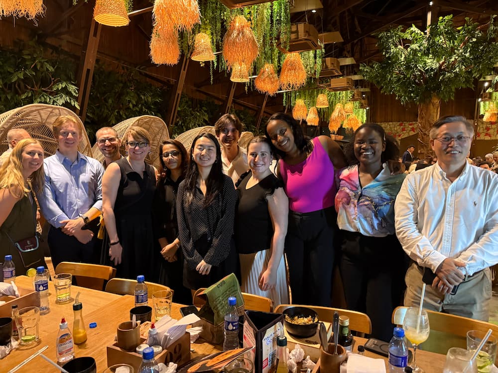 COP30 Week 1 Delegates in Resturant Group Photo