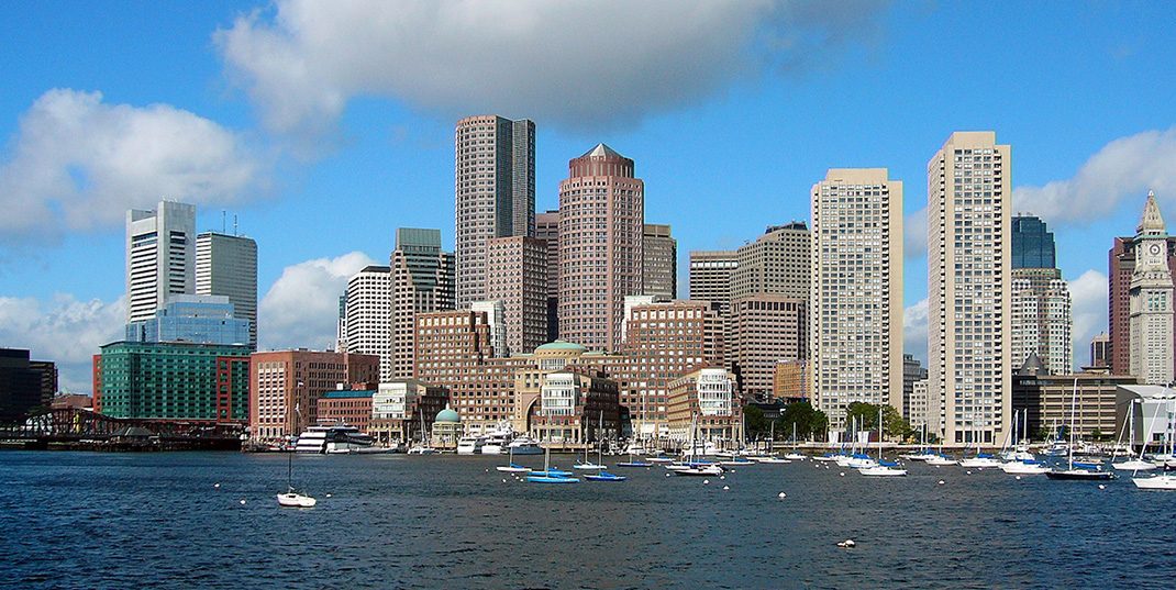 The Boston skyline