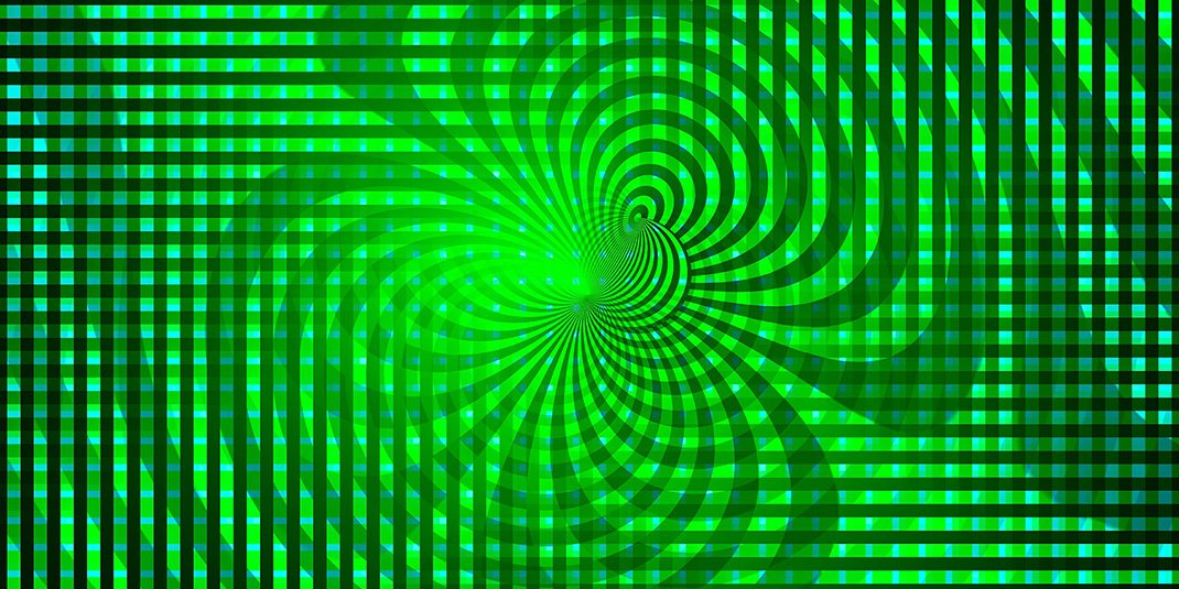 An illustration of magnetic field lines