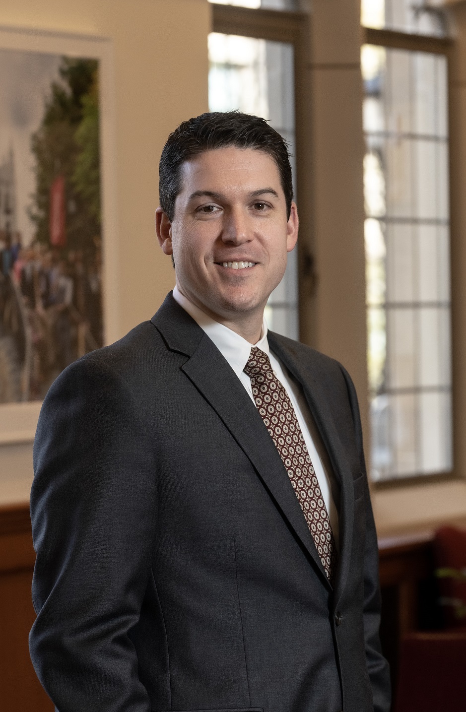 Updated portrait of Grant Gosselin, Director of Undergraduate Admissions.