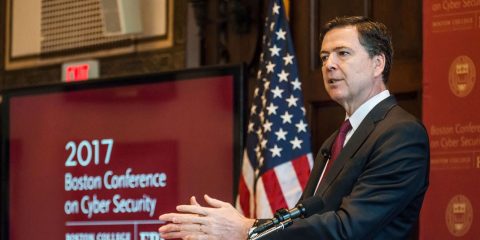 FBI Director James B. Comey at BC conference on cyber security