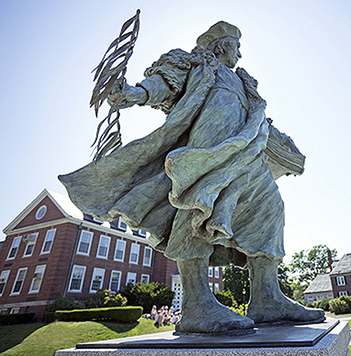 Statue of St. Thomas More.