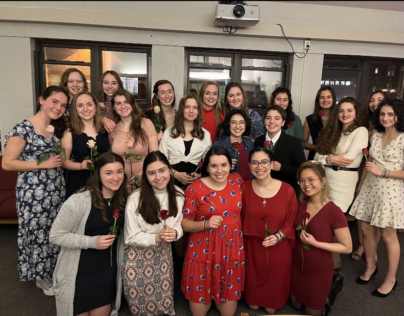 Members of the Gratia Plena student group.