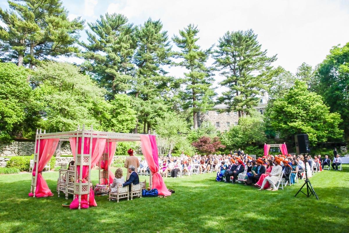 Outdoor wedding
