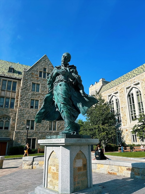 St Ignatius Statue
