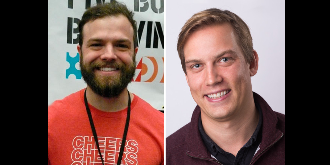 headshots of two white men