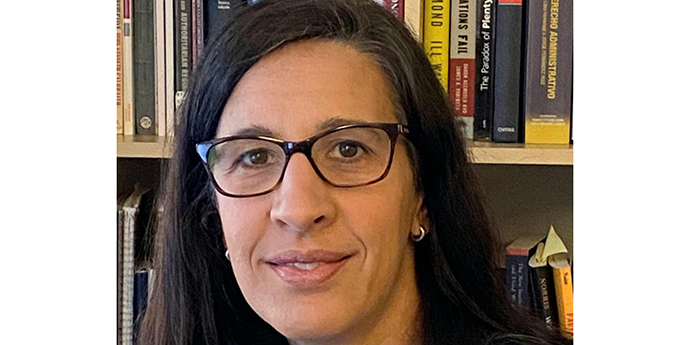 Adjunct professor Daniela Urosa in her office