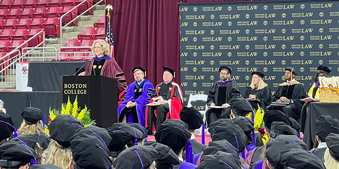 Montecalvo addresses graduates