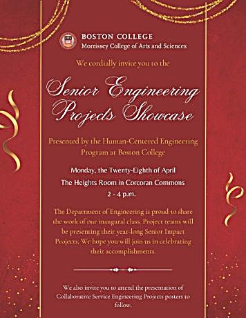 Senior Projects Invitation