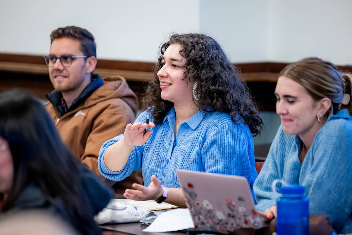 Students in class