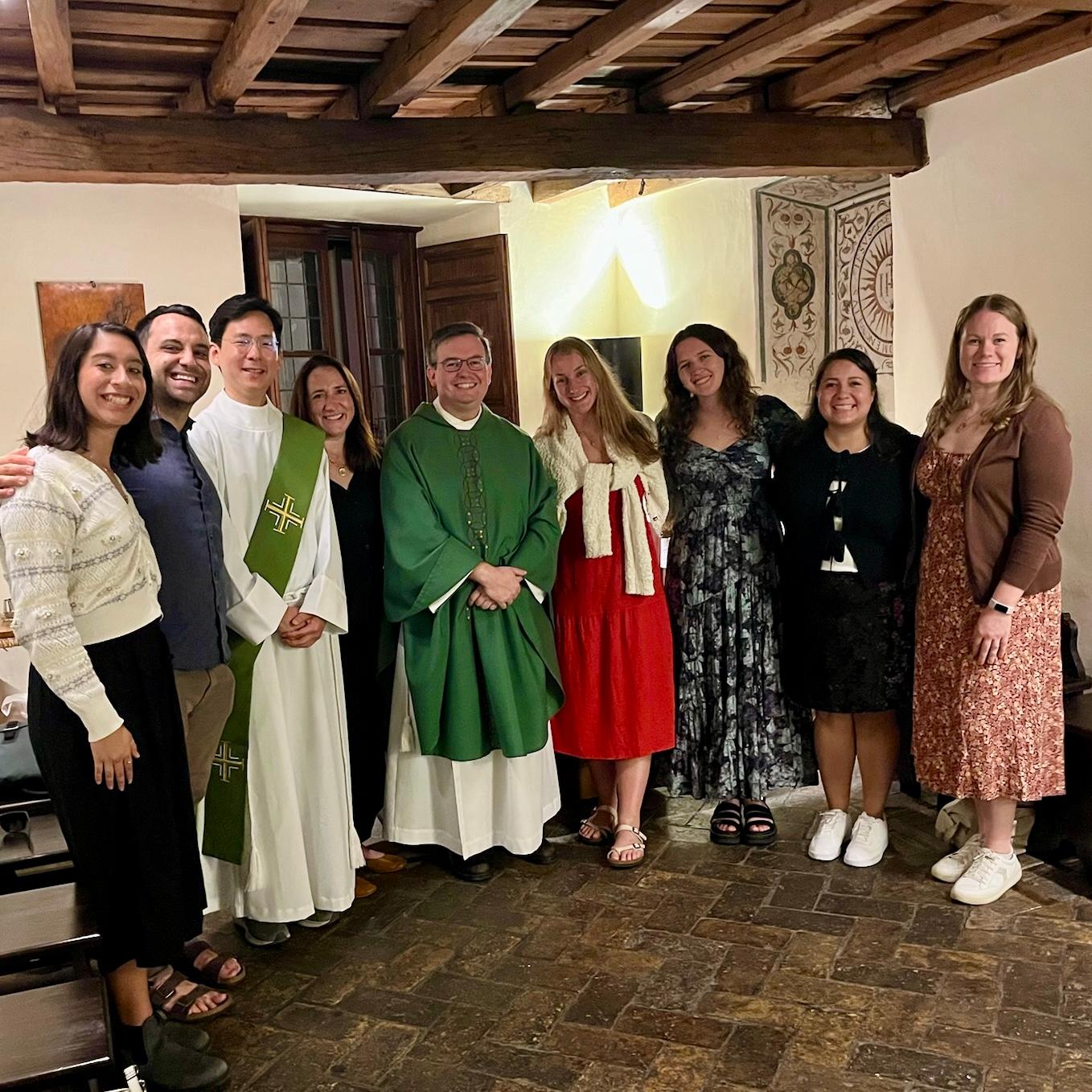 CSTM delegation in Rooms of St. Ignatius in Rome