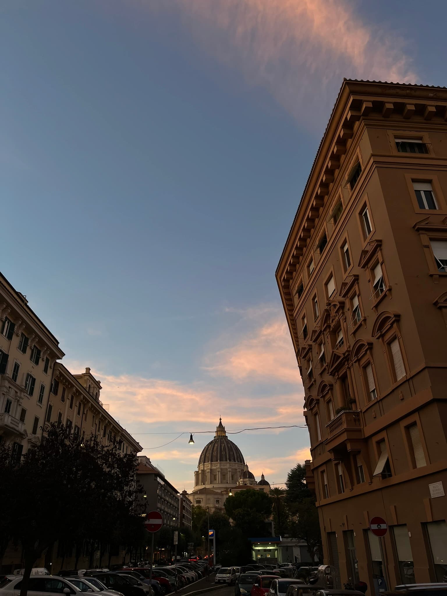 Sunset in Rome