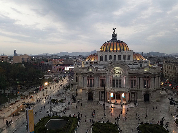 The Palacio de Bellas Artes