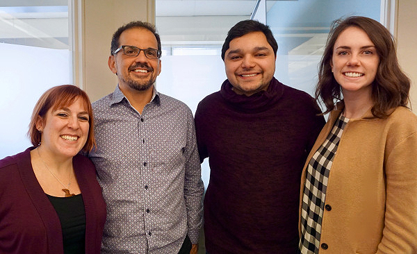 CHA colleagues Jaime Lederer, James Figueiredo, Hugo Rengifo, and Katie Teague