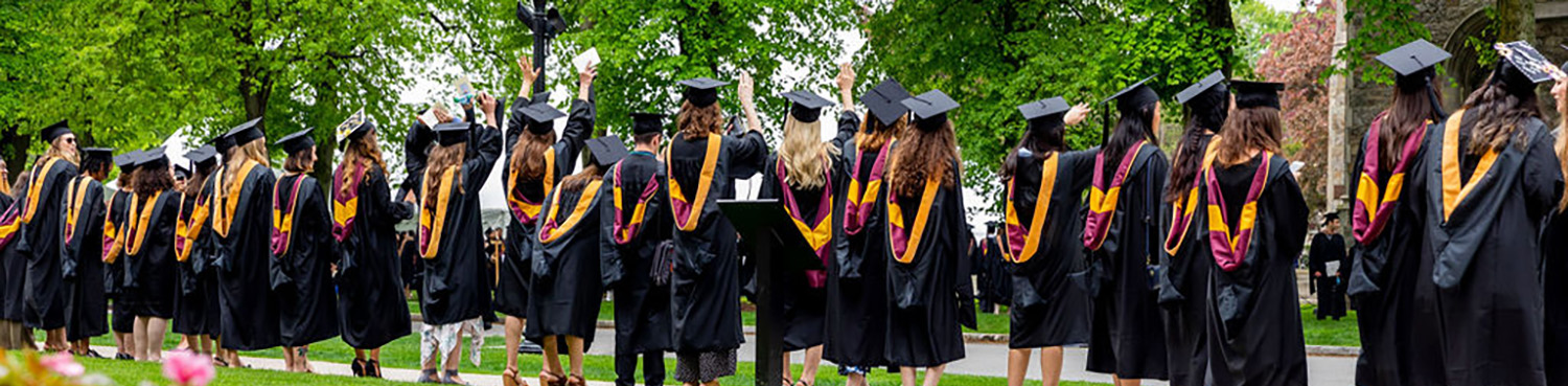 SSW students at graduation