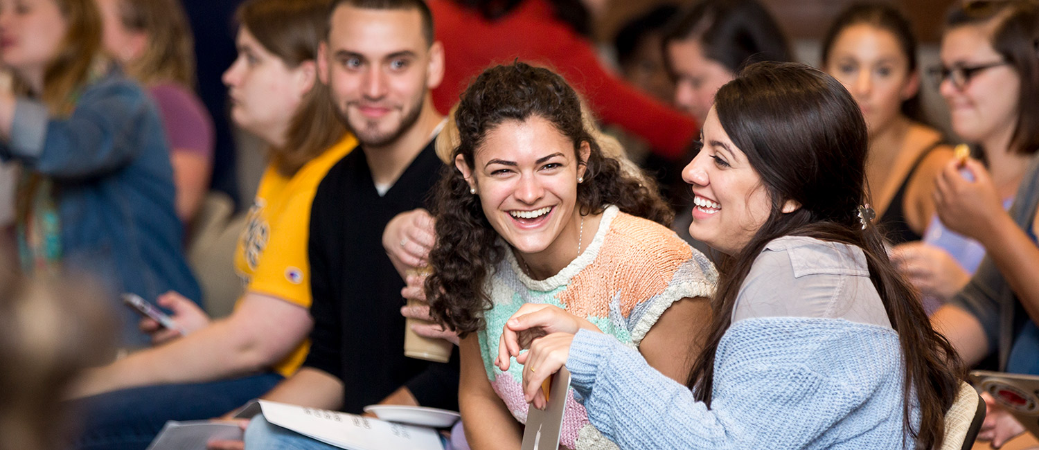 Students Laughing