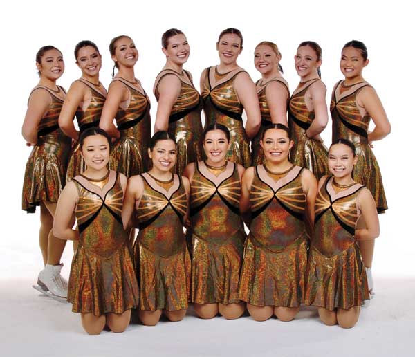 Team portrait of the skating team