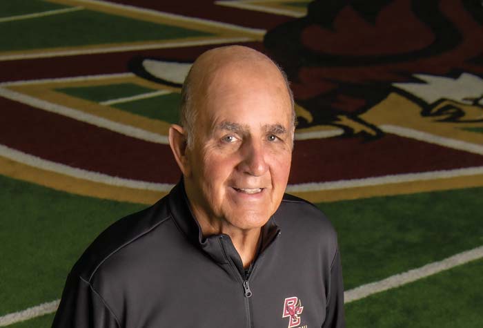 Barry Gallup photographed in the Fish Field House