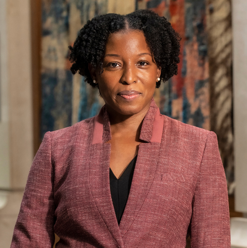 Portrait of Njoke Thomas, newly appointed Assist. Prof. in Management and Organization (CSOM) or CSOM use and a future Welcome Additions in Chronicle.