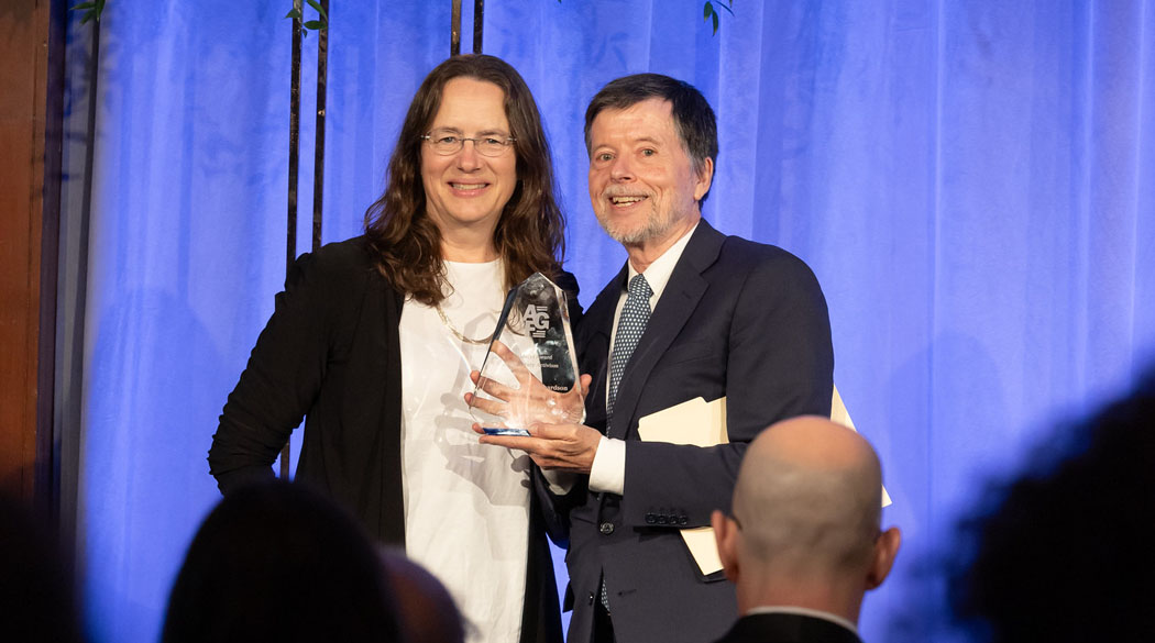 Ken Burns and Heather Cox Richardson at the Authors Guild Gala