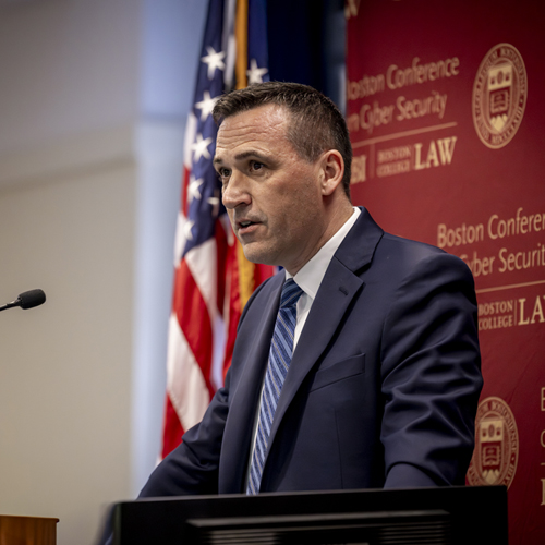 October 15, 2025 -- 9th Annual Boston Conference on Cyber Security. Keynote address from Brett Leatherman
Assistant Director, Federal Bureau of Investigation, Cyber Division.