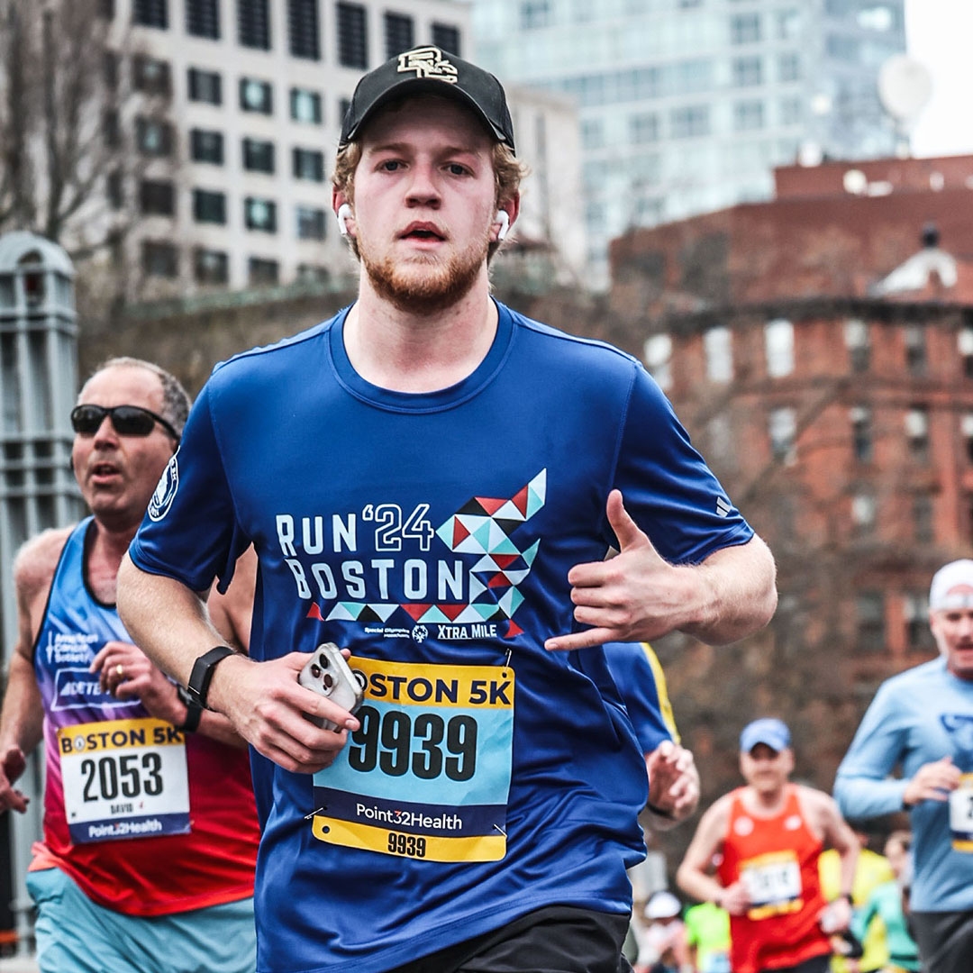 A man running