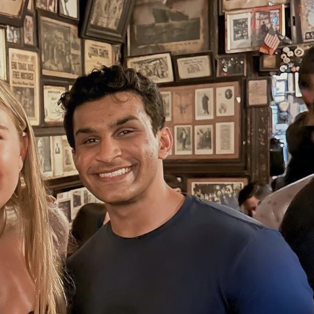 A man smiling at the camera
