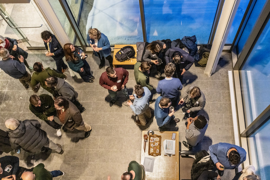 a group of people at the McMullen Musuem