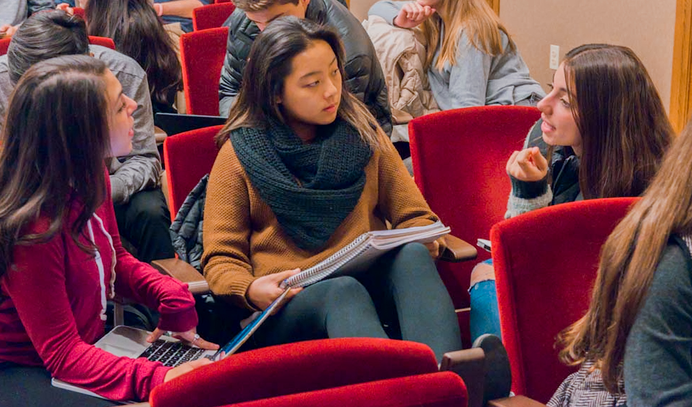 students in a classroom